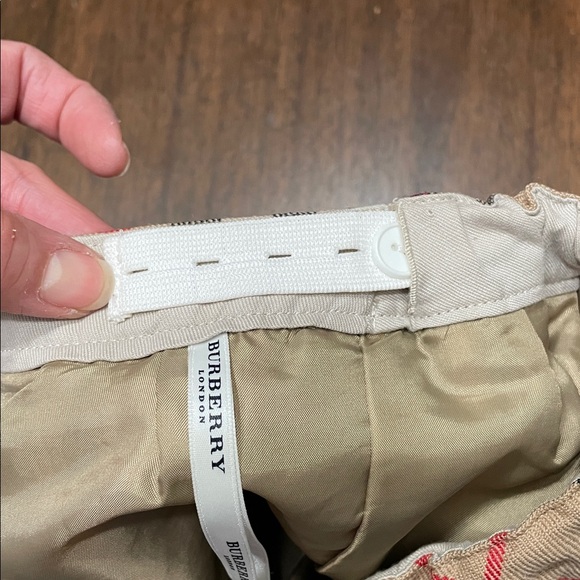 Burberry Plaid Skirt with Buckle Accents - Picture 9 of 14